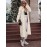 Plus Size - HERTALK Women'S Oversized Hooded Cable Sweater - Winter Warm Long Loose Fit Sweater with Round Neck & Raglan Sleeves, Plus Size Friendly Solid Color Cozy Sweater for Fall/Winter, Casual Elegant Style in & More Neutral Tones (No Chest Pad